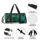 thumbnail image 4 of Fotbe Green Gold Glitter Bolsa Deportiva de Lona Plegable con Estampado, Bolsa de Gimnasio con Bolsillo Seco/Húmedo, Bolsa de Viaje Ultraligera de Gran Capacidad, 4 of 6