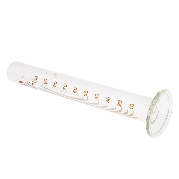koolsoo Bécher en Verre Borosilicaté Cylindre Doseur Verrerie de Chimie Transparent 100 ml