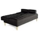 thumbnail image 5 of Sofá Cama Makora Queen con Memory Foam Color Negro Lino Respaldo Reclinable de 3 Posiciones, 5 of 8
