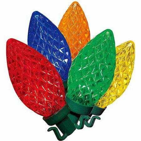 Holiday Time LED C9 Christmas Light Wheel, Multi-Color, 100-Count