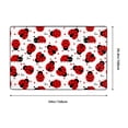 thumbnail image 2 of Shaggy Area Rug, Ladybug And Heart Rugs for Living Room Bedroom Non Slip Door Mat Indoor Carpet Machine Washable Nursery Home Decor Floor Mats for Entryway 60x39in, 2 of 5