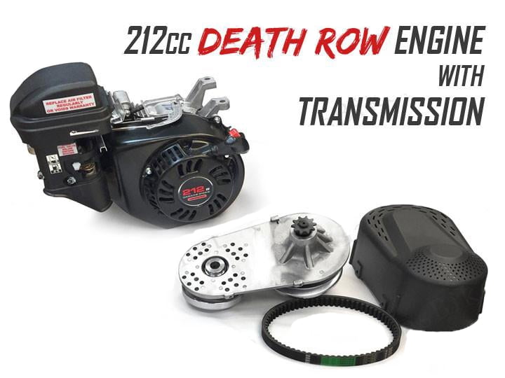 212cc Death Row Engine with Transmission 4Stroke