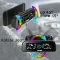 thumbnail image 3 of Tire pressure ,Tire Pressure Alarm Clock Tire Temperature Pressure ° Rotatable Solar Tire Pressure Alarm Clock ° Rotatable Tire Pressure Tyre Pressure Qisuo, 3 of 5