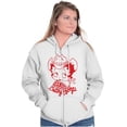 thumbnail image 5 of Betty Boop Cowgirl Southern Country Zip Hoodie Sweatshirt Women Brisco Brands X, 5 of 6