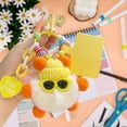 thumbnail image 5 of Uuiauoio Soft Plush Toy Keychain with Stuffed Animal Design, Embroidery Eyes for Bags and Backpacks, Cute Miniature Key Ring for Daily Use and Gift Giving, Durable Plush Keychain for Adults, 5 of 7