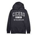thumbnail image 1 of Cicero Wisconsin Classic Established Premium Cotton Hoodie, 1 of 1