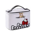 thumbnail image 1 of Bolsa de maquillaje AmbeAlla impermeable con soporte para brochas de maquillaje, 1 of 8