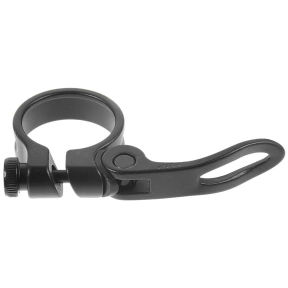 FOMIYES Quick Release Seat Post Clamp 1Pcs Aluminum Alloy Black For Bicycle Riders And Mechanics