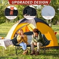 thumbnail image 6 of NAIZEA Heated Double Camping Chair, 2-Person Heated Folding Chairs for Outdoor Sports w/ 3 Heat Levels & 4 Heating Zones, Patio Lounge Chairs Folding Camping Chair Supports 550 lbs, 6 of 10