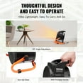 thumbnail image 2 of VEVOR Greenhouse Heater, 1500W PTC Fast Heating with Overheat Protection, 3-Speed Setting Small Grow Tent Heater, Electric Portable Heater Fan for Green House, Flower Room, Workplace, 2 of 9