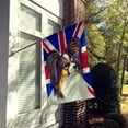 thumbnail image 2 of Carolines Treasures LH9503CHF Papillon with English Union Jack British Flag House Flag House Size multicolor, 2 of 4
