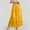 Yellow, variant on Women's Flowy Maxi Skirt Chiffon A-Line Design Pleated Elastic Waist Ideal for Summer and Boho Elegant Long Skirt for Women