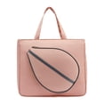 thumbnail image 2 of Bolsa de Hombro Macarena Gran Capacidad Nailon Portátil Impermeable Para Raqueta Transporte Rosado, 2 of 8