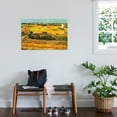 thumbnail image 3 of Art.com Vincent van Gogh Harvest at La Crau with Montmajour in the Background Art Print by Vincent van Gogh, 36" x 24", 3 of 4