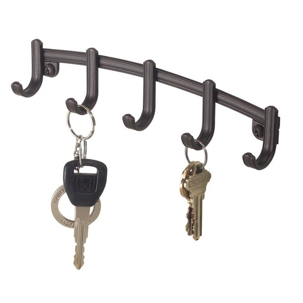 mDesign Steel Modern Key Holder for Wall Decorative WallMount Key