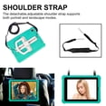 thumbnail image 4 of Case for iPad 9th/8th/7th Generation 10.2 inch Case with Shoulder Strap, Shockproof Handle Kickstand, Mini Green, 4 of 7
