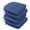 Navy Blue, variant on Aoodor Outdoor Chair Cushion W18'' x D19'', Fade-resistant Polyester Chair Pads with Invisible Zipper & Adjustable Ties, Khaki, Set of 2