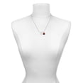 thumbnail image 3 of Delight Jewelry Silvertone Small Rose Outline Red Lucky Ladybug Necklace and Dangle Earrings Set, 3 of 6