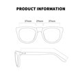 thumbnail image 4 of UV-400 Lunettes de Soleil pour Enfants Filles Fleur Lunettes Rondes Bébé Lunettes en Plastique Protection, 4 of 5