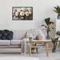 thumbnail image 3 of Stupell Industries French Country Golden Vase with Peonies Black Framed Giclee Art, 18 x 12, by Petals Prints Design, 3 of 8