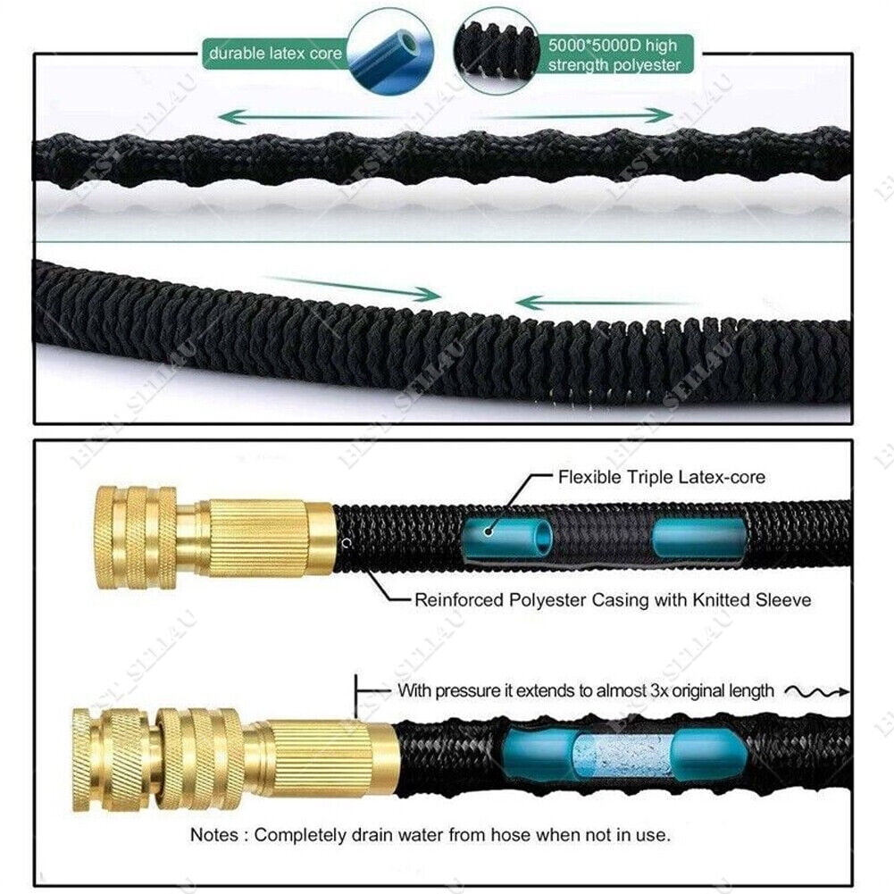 Heavy Duty Expandable Flexible Garden Expanding Hose Pipe With Spray Gun Water；Heavy Duty Expandable Flexible Garden Magic Water Hose Pipe With Spray Gun