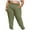Army Green, variant on Enjoytime Sweatpants for Women Casual Solid Color Elastic Waist Plus Size Pants with Side Pockets Lounge Loose Workout Pants Army Green XXL