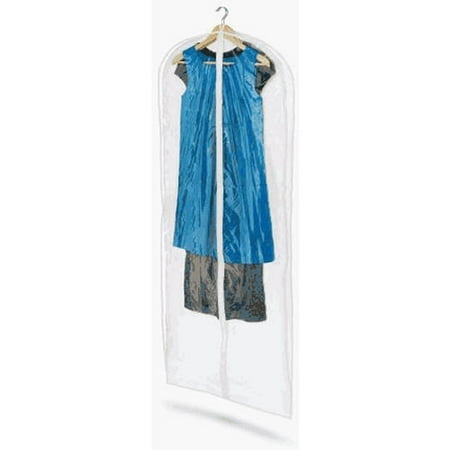 Honey Can Do Dress Bag, Polyester and Clear Vinyl, Navy