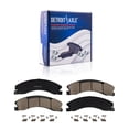 thumbnail image 4 of Detroit Axle - Rear Brake Kit for 2012-2021 Nissan NV1500 NV2500 NV3500 Disc Brake Rotors Ceramic Brakes Pads 2013 2014 2015 2016 2017 2018 2019 2020 Replacement : 14.36" inch Rotor, 4 of 7