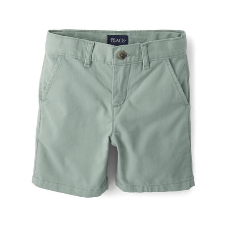 The Children's Place Boys Pull-On Solid Chino Short, Sizes 4-16