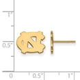 thumbnail image 2 of 925 Sterling Silver With GP LogoArt University of North Carolina XS Post Earrings; for Adults and Teens; for Women and Men, 2 of 2