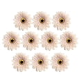 thumbnail image 2 of 10 Piezas Artificiales Plantas Artificiales para La Decoración Del Jardín de La Fiesta Del Hogar de La Boda , Macarena  Cabeza de la flor, 2 of 8