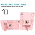 thumbnail image 3 of SOATUTO For iPad 9th 8th 7th Generation iPad 10.2 Inch Case Heavy-Duty Drop-Proof and Shock-Resistant Rugged Hybrid case with Kickstand For for New iPad Tab 10.2 inch 2021 2020 2019 - Rose Gold, 3 of 6