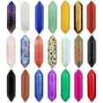 thumbnail image 2 of Pendentif Pilier Hexagonal en Cristal Pierre Naturelle Polie Double Pointe, 2 of 6