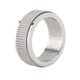 thumbnail image 4 of Anillo giratorio de 8 mm para hombre, de acero de titanio silencioso, para aliviar la ansiedad y el estrés, plateado n.° 9, 59,8 mm/2,4 pulgadas, 4 of 14