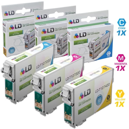 LD Products Remanufactured T127 Set of 3 Extra High Capacity Cartridges