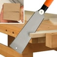 thumbnail image 5 of Japanese Pull Saw Ryoba, High Carbon Tool Steel Double Edge Blade, Impulse Hardened Teeth for Optimal Performance, Duragrip Synthetic Handle, Crosscut and Ripcut Abilities, 5 of 5