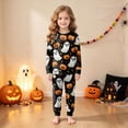 thumbnail image 2 of TOWED22 Toddler Boys Halloween Pumpkin Pajamas Cotton Cute Ghost Print Pjs for Boy Jammies Little Kids Skeleton Skull Sleepwear Clothes Sets(Orange,2-3 Y), 2 of 9