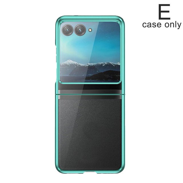 For Motorola Razr 40Ultra Case Slim Clear Plating Hard HOT Protec S2D7