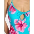thumbnail image 4 of No Boundaries Scoop Neck One Piece Swimsuit with Keyhole, Women's XXS-XXL, 4 of 5