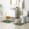 thumbnail image 6 of Yayeee Bath Rug for Bathroom Floor Non Slip Rectangle Fluffy Soft Absorbent Mat, 16"x24", Yellow Christmas Gingerbread, 6 of 7