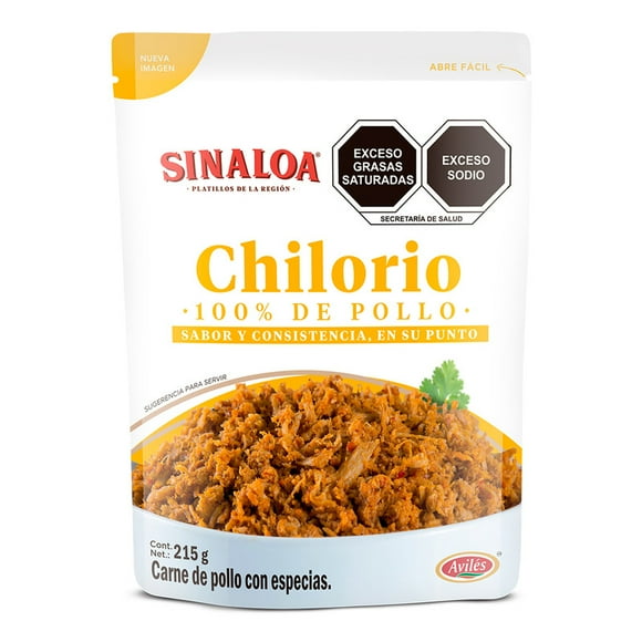 Chilorio de pollo Sinaloa con especias 215 g