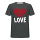 thumbnail image 4 of Ceisia Men's Casual Heart-Printed Short Sleeve Crew Neck Gift T-Shirt, 4 of 5