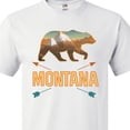 thumbnail image 4 of Inktastic Montana Vacation Bear Silhouette T-Shirt, 4 of 5