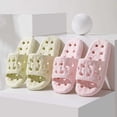 thumbnail image 4 of jiaxiM Slippers for Women Indoor and Outdoor Non Slides Men Casual Open Toe Thick Cushioned Sole Dressy Sandals Women Beach Casual Wear, 4 of 4