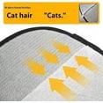 thumbnail image 3 of Goalintent Pet Hair Remover, Rhino Ben Pet Hair Remover, Reusable Electrostatic Gloves Pet Hair, Pet Double-Sided Grooming Glove for Couch, Furniture, Carpet, Car Seat (3PC), 3 of 7