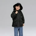 thumbnail image 6 of zbxnLI Boys Outdoor Jackets Lightweight Hiking Travel Coats Hooded Outerwear Jackets with Pockets, 6 of 7