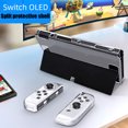 thumbnail image 1 of Housse de Protection Coque de Protection Transparente Compatible pour Nintendo Interrupteur Oled Accessoires de Jeu Hôte, 1 of 8