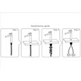 thumbnail image 5 of BRILLAR Grifo para lavabo de baño de latón blanco con manija única giratoria 360 - Grifo monomando para lavabo con un solo orificio, 5 of 5