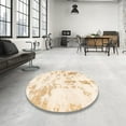 thumbnail image 4 of Ahgly Company Machine Washable Indoor Rectangle Abstract Bisque Beige Area Rugs, 2' x 4', 4 of 7