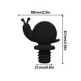 thumbnail image 3 of JoyMoreHome Snail Wine Bottle Stopper, Silicone Stoppers, Reusable, Leak Proof, Cute, Fun, Decorative, 3 of 5